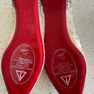 Christian Louboutin Ballet Slipper Shoes with Stones